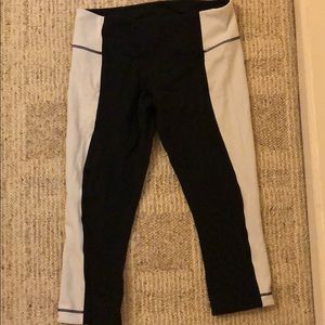 lily lemon crop leggings